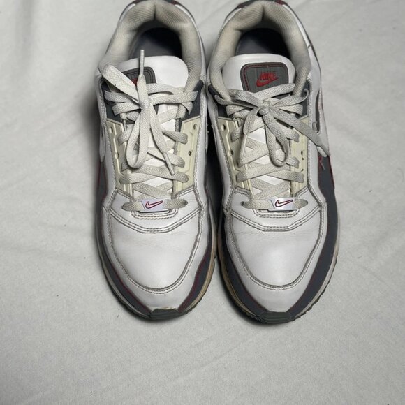 Size 11.5 - Nike Air Max White and Red - Picture 5 of 8